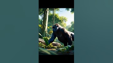 Gorilla vs 100 men💀