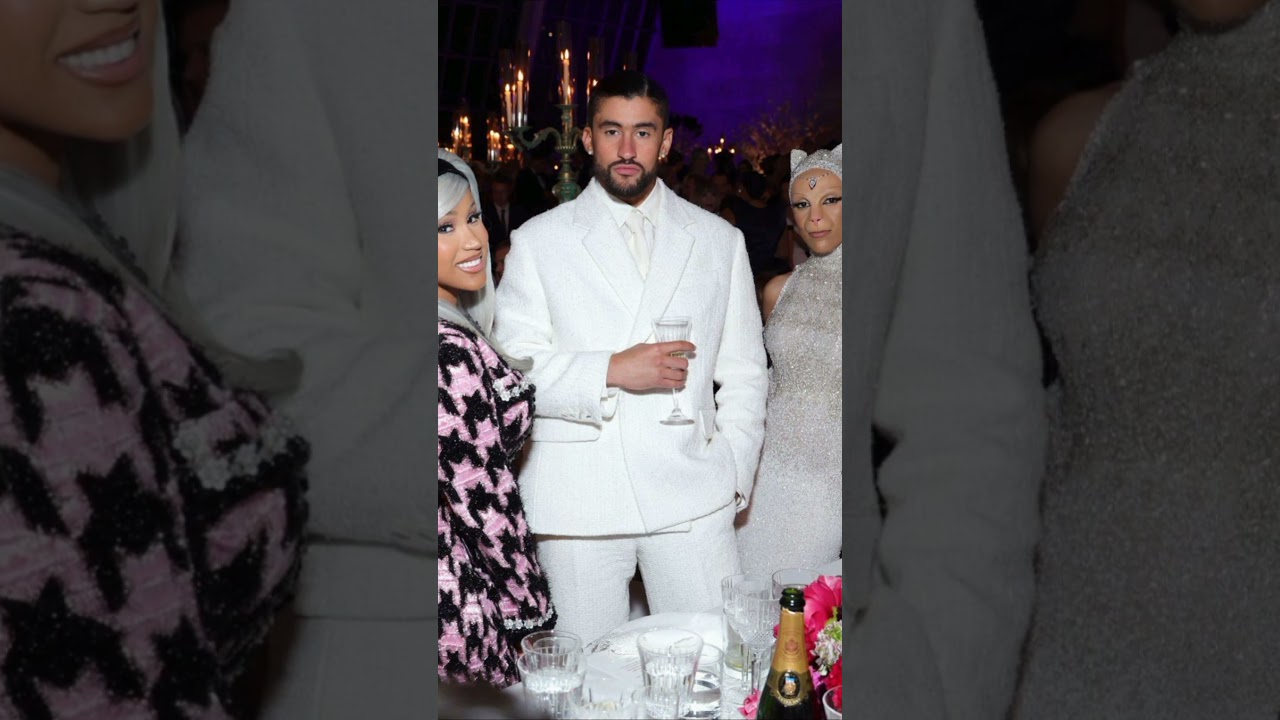 Doja with Cardi b n Bad Bunny at met gala 🥂
