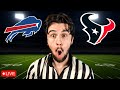 🔴BILLS vs TEXANS LIVE WATCH PARTY🔴