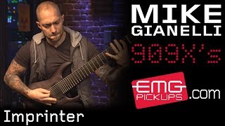 MIke Gianelli plays "Imprinter" on a 9 string guitar - EMGtv chords