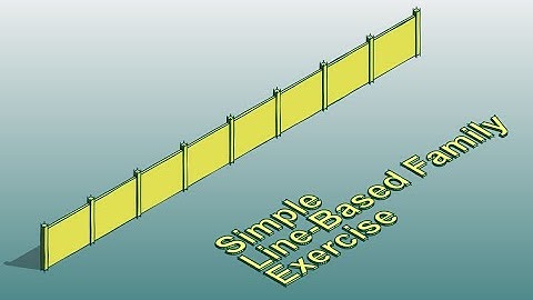 Everyday Revit (Day 337) - Line Based Family Exercise