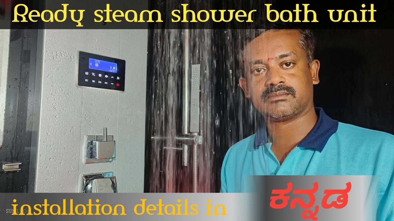 Ready Steam Shower Bath Body Jet Body Shower Music Installation ...