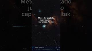 Un meteorito cae justo cuando fotografiaba Alnitak y la Nebulosa de la Flama #seestar