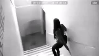 Ghost attack on a girl