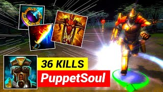 36 KILLS!!! HoN Pyromancer PuppetSoul 1877 MMR MVP