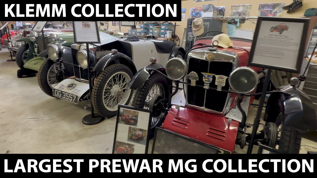 Uncovering a Rare Automotive Treasure: The Klemm Pre-War MG Collection!