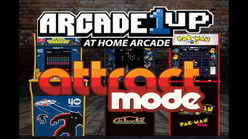 SpaceInvaders PacMan Galaga Mod Attract Mode Arcade1up