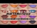 EVERY SHADE OF FENTY MATTEMOISELLE PLUSH MATTE LIPSTICK | swatches & review