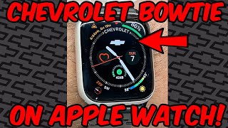 FREE and EASY! - Put a Chevrolet Bowtie on Your Apple Watch  #shorts screenshot 1