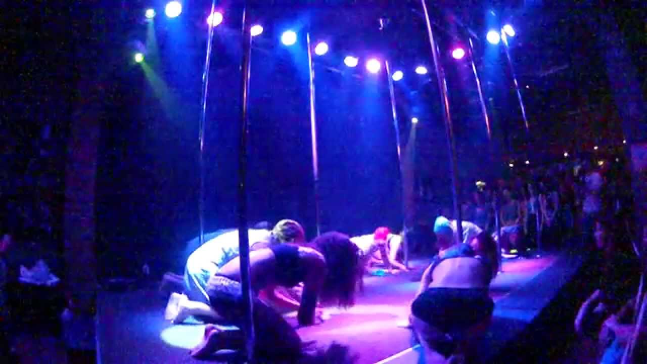 DIVAS ATHENS POLE DANCING TO DOPE-YOU SPIN ME ROUND - BEG.1 - YouTube