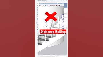 The fastest way to create a Staircase in SketchUp using the SketchPlus plugin!