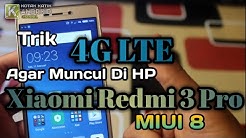 Cara Mengembalikan Jaringan Internet 4G LTE MIUI 8 Xiaomi Redmi 3 Pro - Durasi: 3.55. 