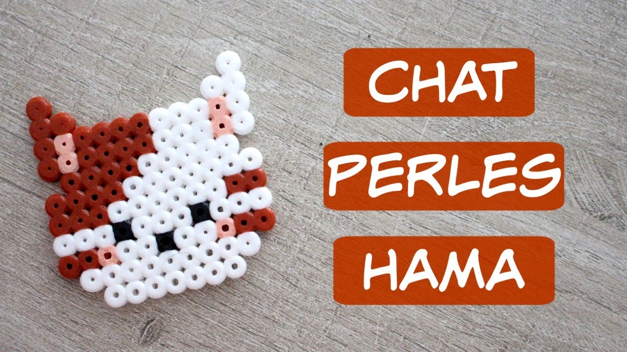 Chat En Perles A Repasser Youtube