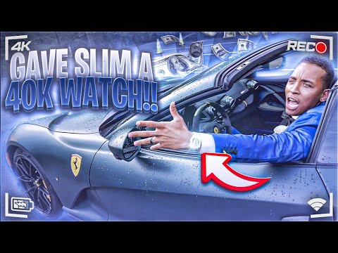 GAVE @Tall Guy Car Reviews A $40,000 WATCH FOR HIS WEDDING!!!