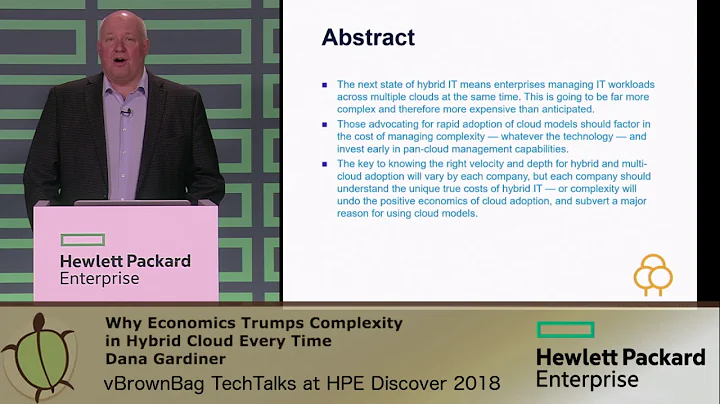 Dana Gardiner - Why Economics Trumps Complexity in Hybrid Cloud Every Time