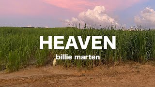 Video thumbnail of "heaven - billie marten // lyrics"