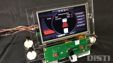 DiSTI GL Studio Lite Hybrid Cluster Demo ST Microelectronics Accordo5