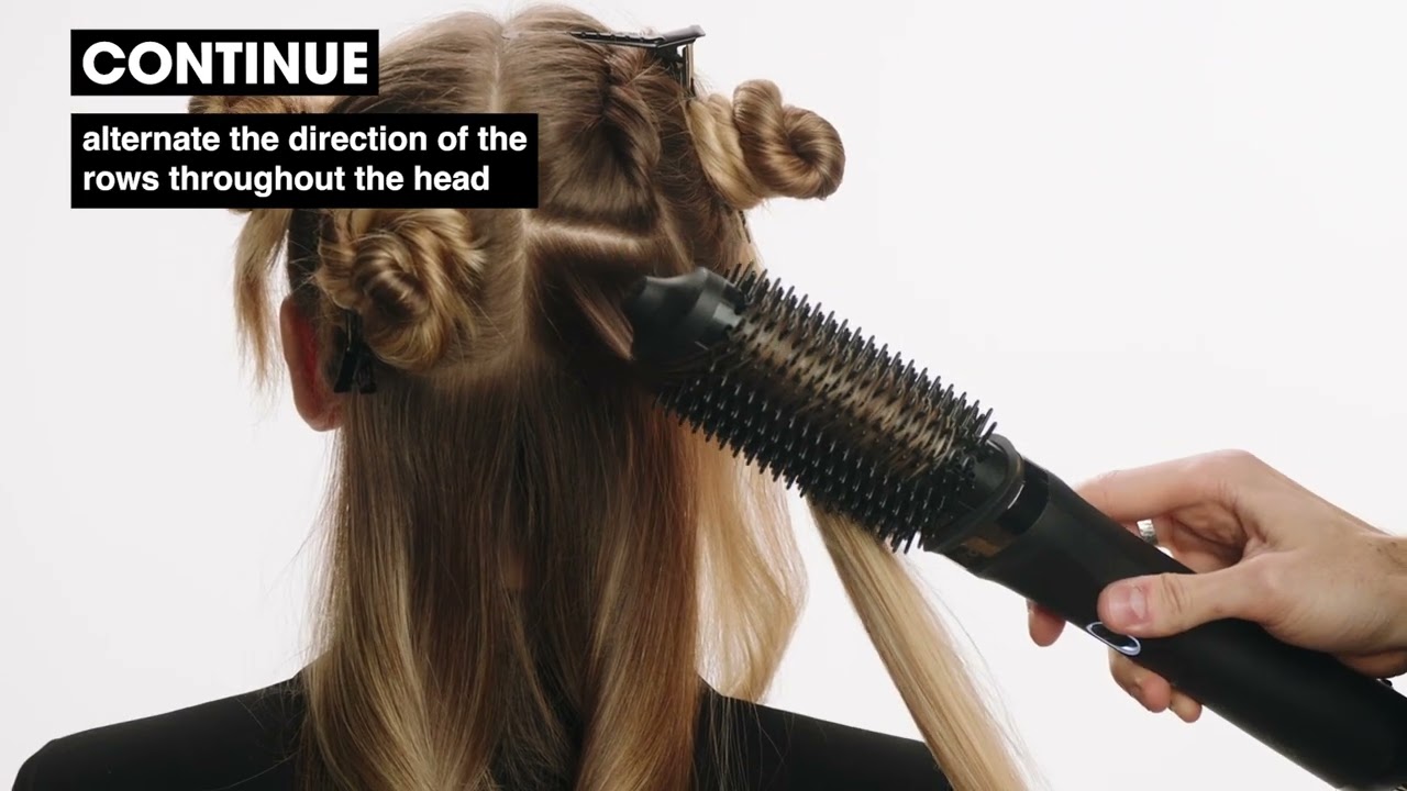 How to create LA blow out using ghd duet blowdry 