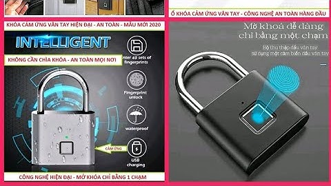 KHÓA ĐIỆN TỬ KHÓA CẢM ỨNG VÂN TAY CHỐNG TRỘM CHỐNG NƯỚC AN TOÀN CHO MỌI NHÀ