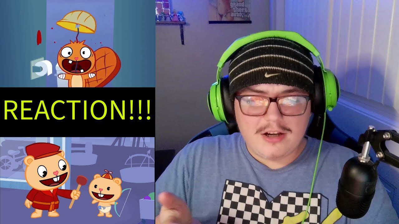 Happy Tree Friends - Too Much Scream Time REACTION!!!
