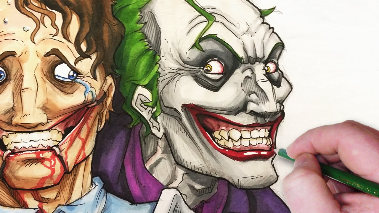 Hope you guys like it, I don't draw too long ago. Joker! or aka Wachon in  Bolivia. : r/learntodraw