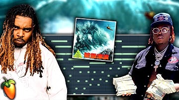 MAKING AMBIENT BEATS LIKE WHEEZY FOR GUNNA AND NAV | Emergency Tsunami | FL Studio Tutorial