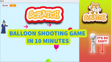Balloon Shooting Game in Scratch in 10 minutes