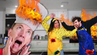 I Caught on Fire in a Cooking Challenge (Gone Wrong) screenshot 4