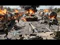 MOMENTS OF DESTRUCTION! 40+ U.S. Fuel Trucks Annihilated by Iranian Missiles!