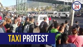 WATCH | Protests erupt at Cape Town taxi rank