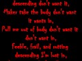 Mudvayne - Death Blooms (Lyrics)