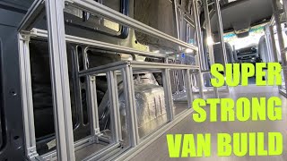 How To Build A Van With 80/20 Aluminum (INSANELY STRONG)