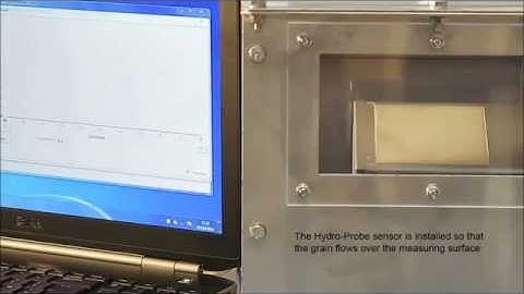 Measuring moisture in grain with a Hydro-Probe XT