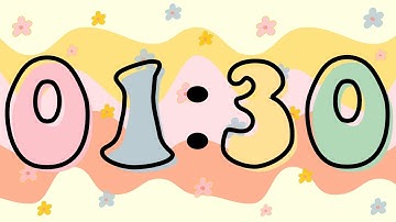 90 Second Groovy Themed Timer