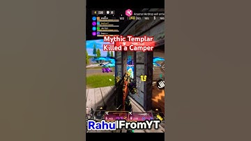 Mythic Templar 💀🔥Killed a Camper‼️|CODM #callofduty #shorts #gaming #ytshorts #funny  #viralshorts