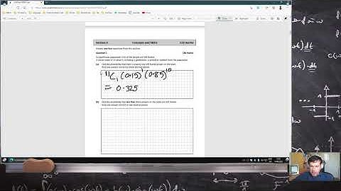Leaving Certificate Examination 2021 Mathematics Paper 2 Higher Level Question 1  [LIVE-ish]
