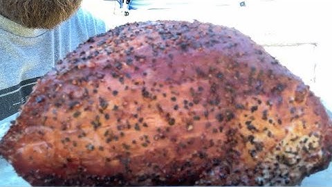 Smoked rump roast