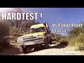 Test offroad nerv renault express  on essaie de suivre un range rover classic dans la pampa  