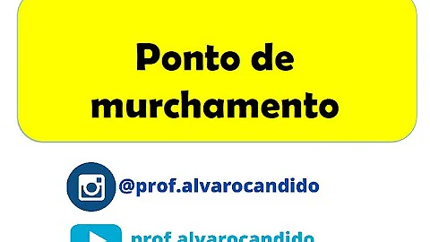O que é ponto de murcha permanente Embrapa?