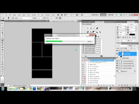 Colorvale Actions - How To Use Collage Templates - YouTube