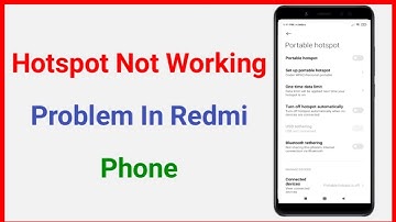 Hotspot Not Working In Redmi | Hotspot Not Working In Redmi Note 11 pro