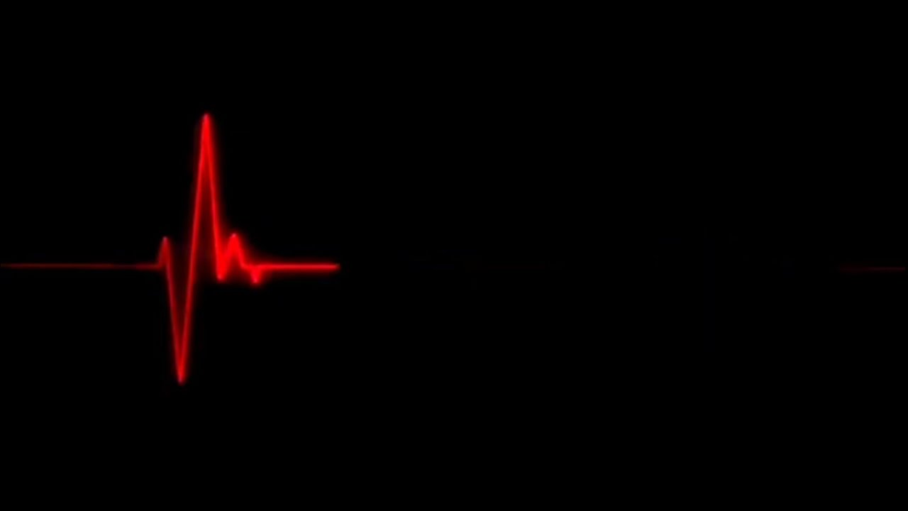 Neon Heartbeat Line Black Screen/Heartbeat Line Black Screen/Heartbeat Line Effect/Heartbeat