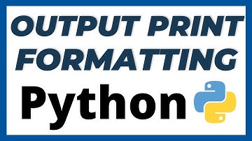 Output formatting in Python for all data type variables tutorial
