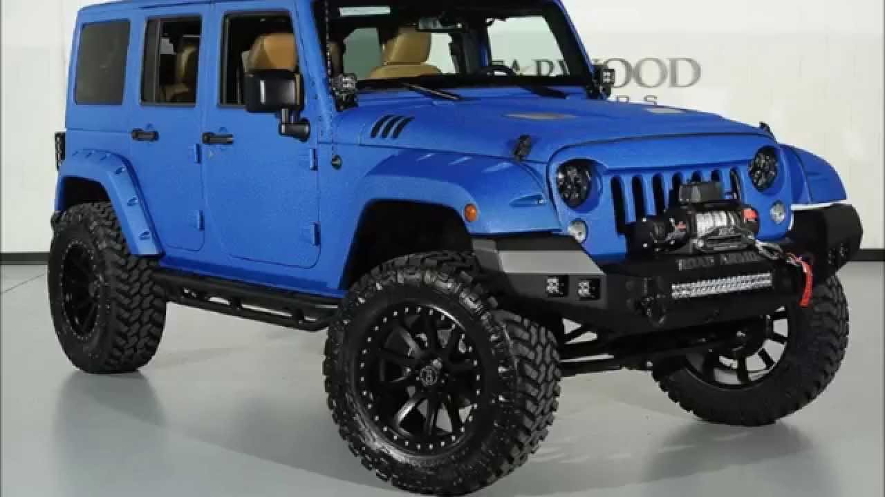 2015 Jeep Wrangler Unlimited Kevlar Coated Lifted Custom Leather - YouTube