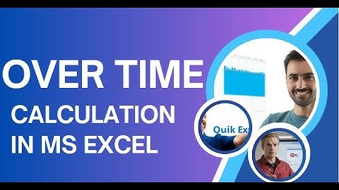 Overtime Calculation formula in excel |overtime calculation in excel |calculate overtime hours |how