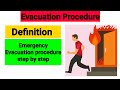 Evacuation procedure in hindi | Emergency Evacuation | Evacuation while fire | Safety is Life|