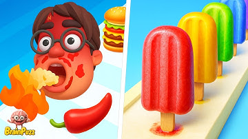 Burger Master 🆚 Popsicle Stack - All Levels Satisfying Gameplay Walkthrough 