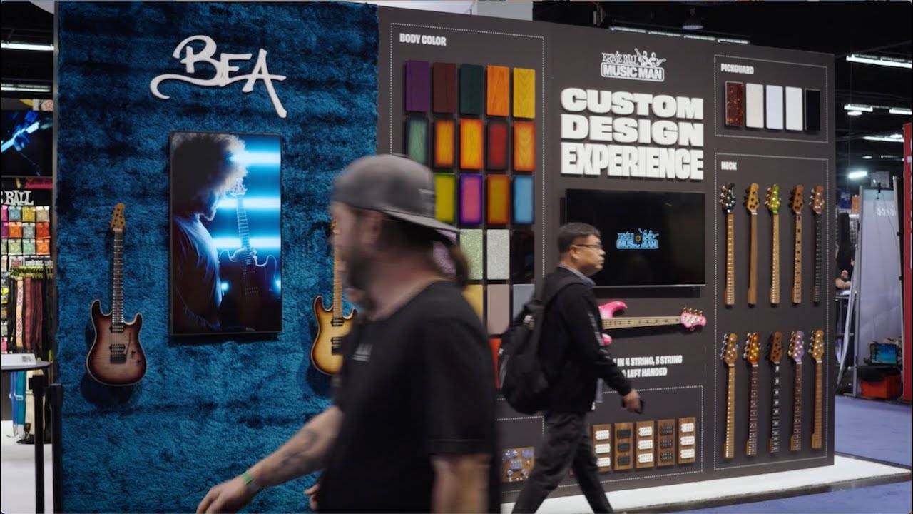 NAMM 2024: The Ernie Ball Music Man Custom Design Experience