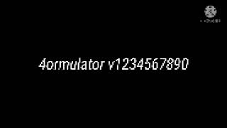 4ormulator v1234567890 sound