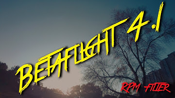 Betaflight 4.1 and RPM filter